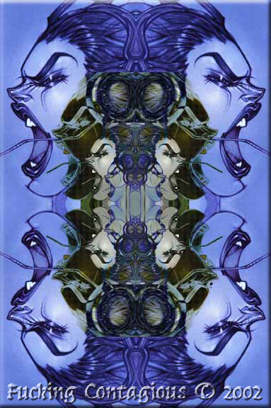 "Screaming" Graphic Artist: Salome - 2001