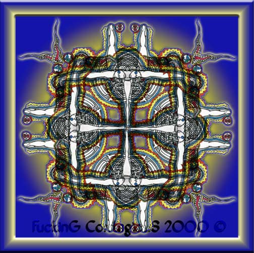 "Intersection" Graphic Artist: Nathalie Salomé inspired by Randy Castillo drawing - 2000