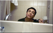 Randy in the bath tub