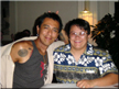 Randy & christine, his younger sister